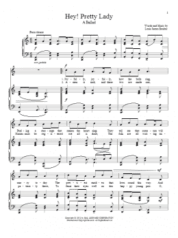 page one of Hey! Pretty Lady (Piano & Vocal)