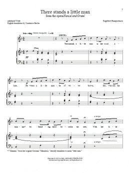 page one of There Stands A Little Man (Piano & Vocal)