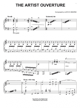 page one of The Artist Ouverture (Piano Solo)