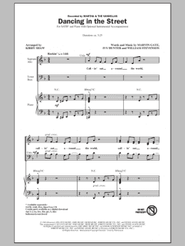 page one of Dancing In The Street (SATB Choir)