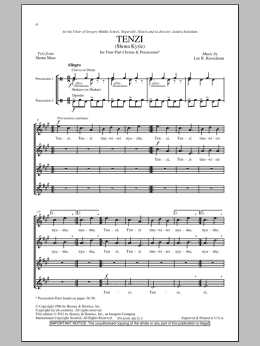 page one of Shona Mass (4-Part Choir)