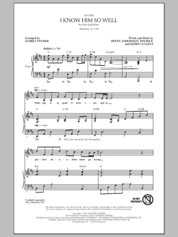 page one of I Know Him So Well (from Chess) (arr. Audrey Snyder) (SSA Choir)