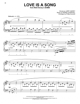 page one of Love Is A Song [Classical version] (from Bambi) (arr. Phillip Keveren) (Piano Solo)