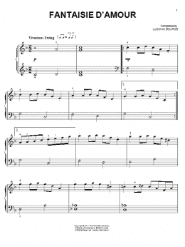 page one of Fantaisie D'Amor (Easy Piano)