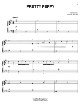 page one of Pretty Peppy (Easy Piano)