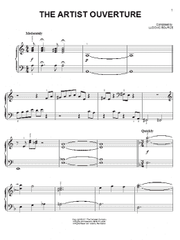 page one of The Artist Ouverture (Easy Piano)