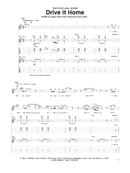 page one of Drive It Home (Guitar Tab)