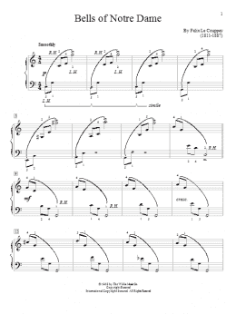 page one of Bells Of Notre Dame (Educational Piano)
