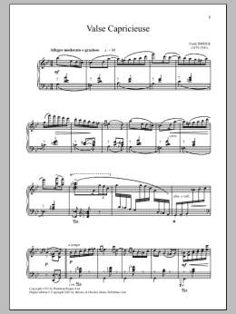page one of Valse Capricieuse (Piano Solo)