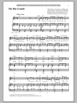 page one of The Rio Grande (Piano & Vocal)
