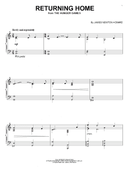 page one of Returning Home (Piano Solo)