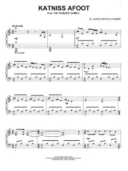 page one of Katniss Afoot (Piano Solo)