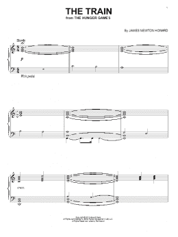 page one of The Train (Piano Solo)