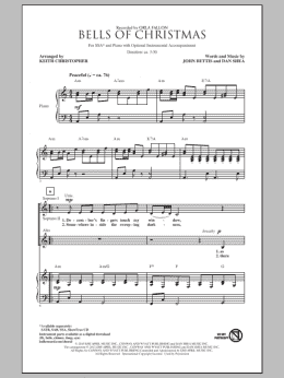 page one of Bells Of Christmas (SSA Choir)