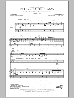 page one of Bells Of Christmas (SAB Choir)