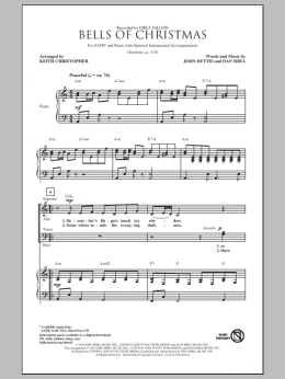 page one of Bells Of Christmas (SATB Choir)