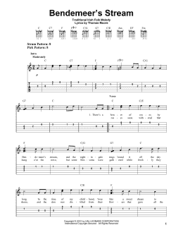 page one of Bendemeer's Stream (Easy Guitar Tab)