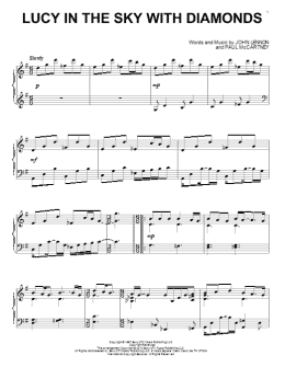 page one of Lucy In The Sky With Diamonds (Piano Solo)