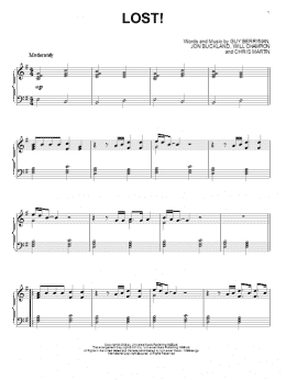 page one of Lost! (Piano Solo)