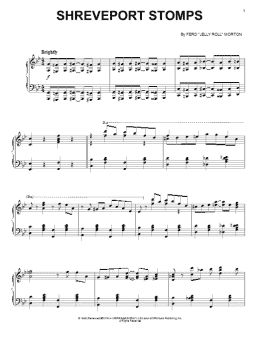 page one of Shreveport Stomps (Piano, Vocal & Guitar Chords (Right-Hand Melody))