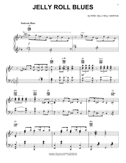 page one of Jelly Roll Blues (Piano, Vocal & Guitar Chords (Right-Hand Melody))