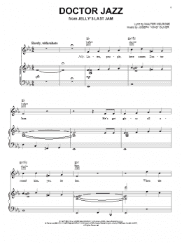page one of Doctor Jazz (Piano, Vocal & Guitar Chords (Right-Hand Melody))