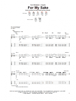 page one of For My Sake (Guitar Tab)