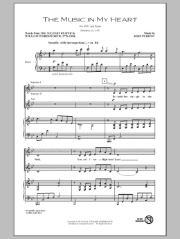 page one of The Music In My Heart (SSA Choir)