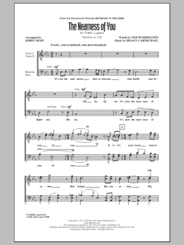 page one of The Nearness Of You (TTBB Choir)