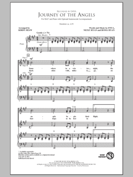 page one of Journey Of The Angels (SSA Choir)