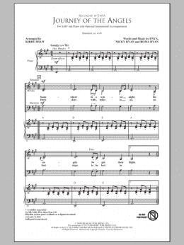 page one of Journey Of The Angels (SAB Choir)