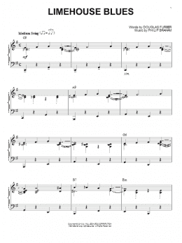 page one of Limehouse Blues (arr. Brent Edstrom) (Piano Solo)