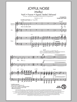 page one of Joyful Noise (Medley) (SSA Choir)