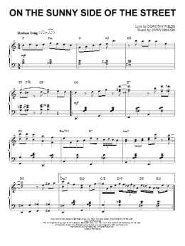 page one of On The Sunny Side Of The Street (arr. Brent Edstrom) (Piano Solo)