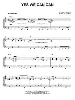 page one of Yes We Can Can (arr. Brent Edstrom) (Piano Solo)