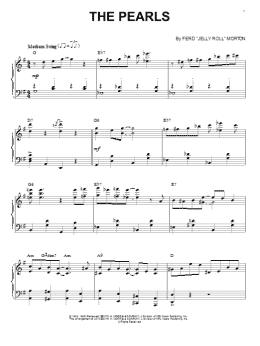 page one of The Pearls (arr. Brent Edstrom) (Piano Solo)