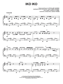 page one of Iko Iko (arr. Brent Edstrom) (Piano Solo)