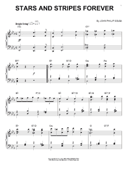 page one of Stars And Stripes Forever (arr. Brent Edstrom) (Piano Solo)