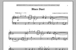 page one of Blues Duet (Piano Solo)