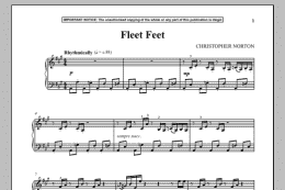 page one of Fleet Feet (Piano Solo)