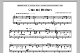 page one of Cops And Robbers (Piano Solo)