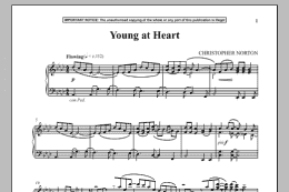 page one of Young At Heart (Piano Solo)
