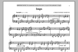 page one of Imps (Piano Solo)