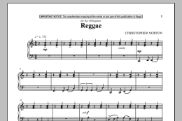 page one of Reggae (Piano Solo)
