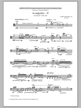 page one of In Angustiis (Instrumental Solo)