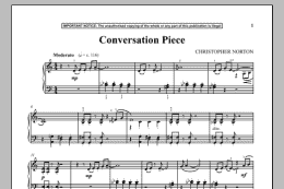 page one of Conversation Piece (Piano Solo)