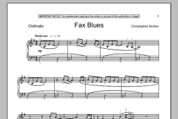 page one of Fax Blues (Piano Solo)