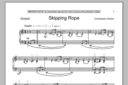 page one of Skipping Rope (Piano Solo)
