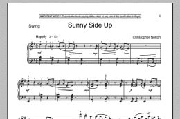 page one of Sunny Side Up (Piano Solo)