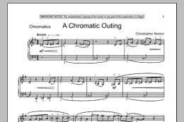 page one of A Chromatic Outing (Piano Solo)
